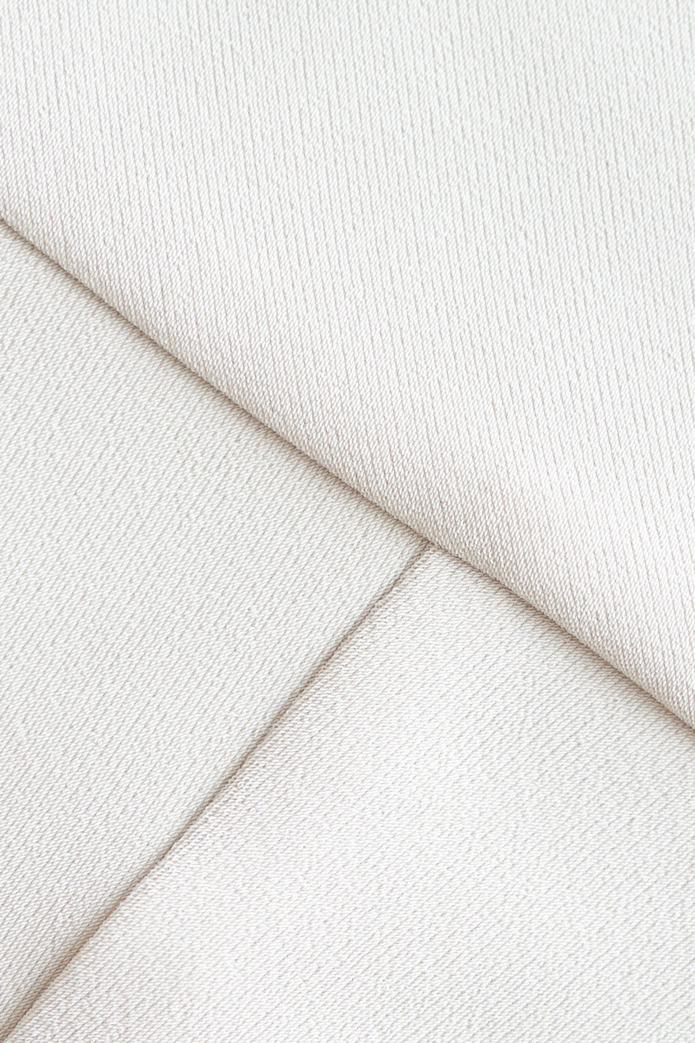 A closeup of gray material