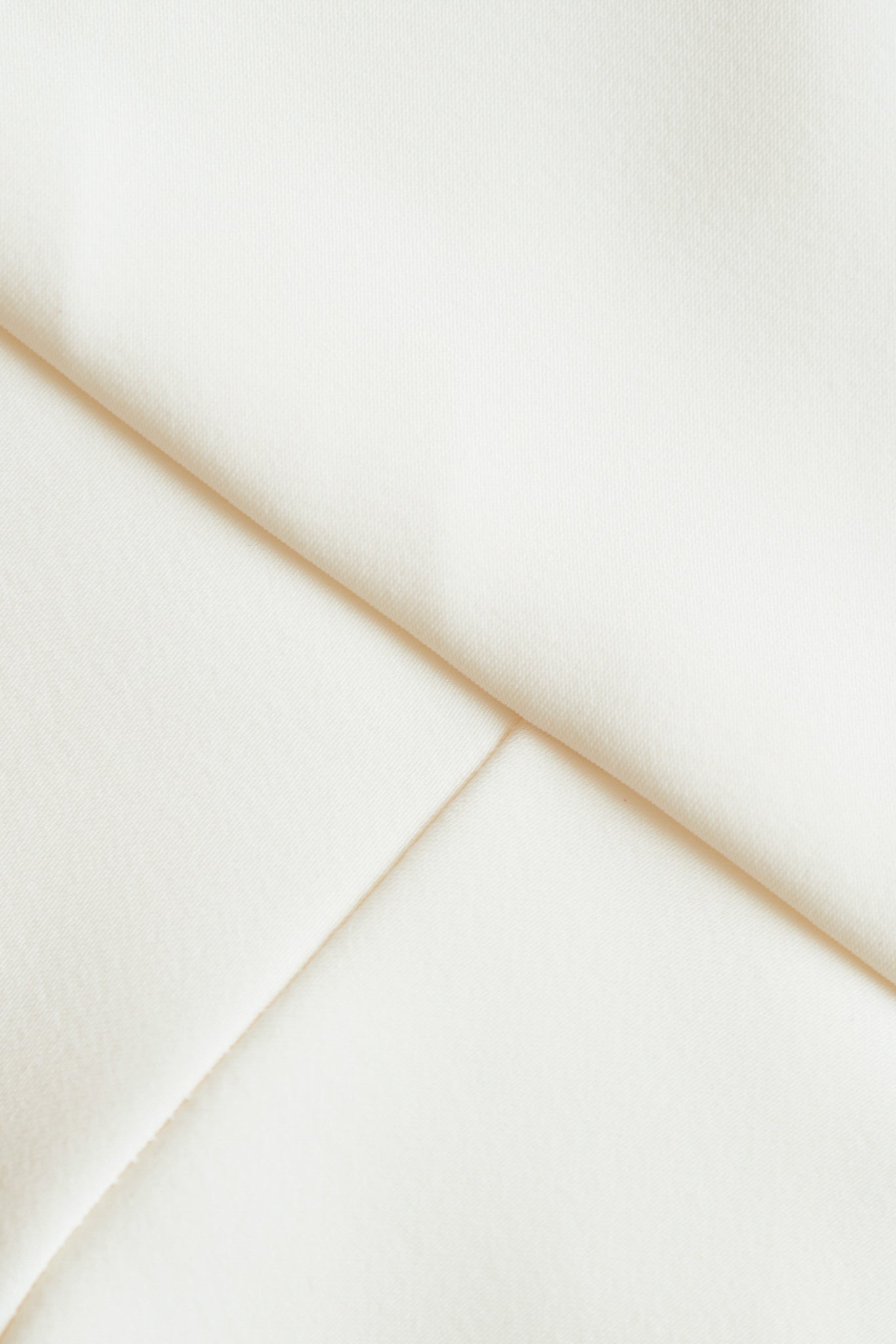 A close up of white material