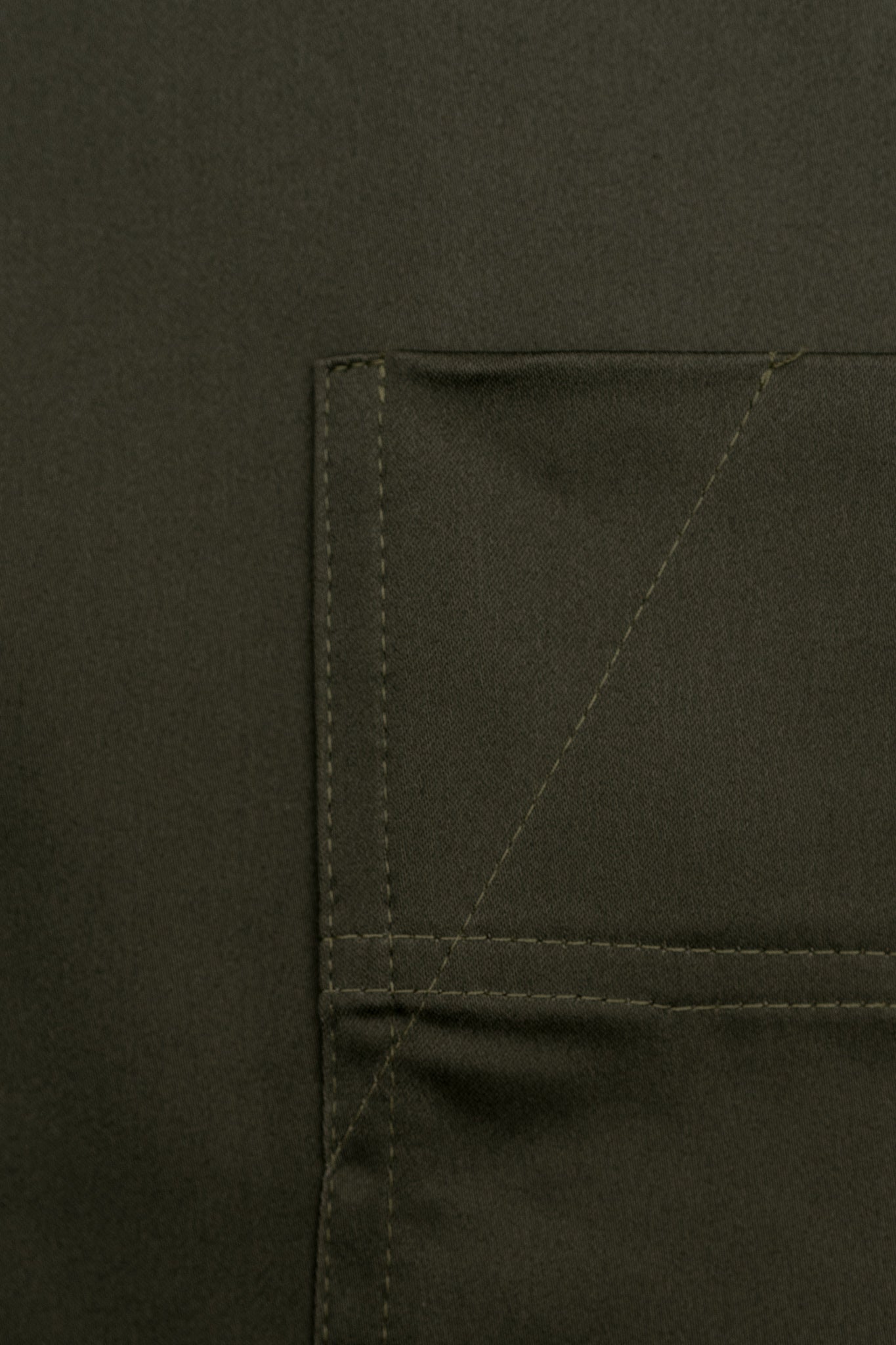Closeup of green cloth material