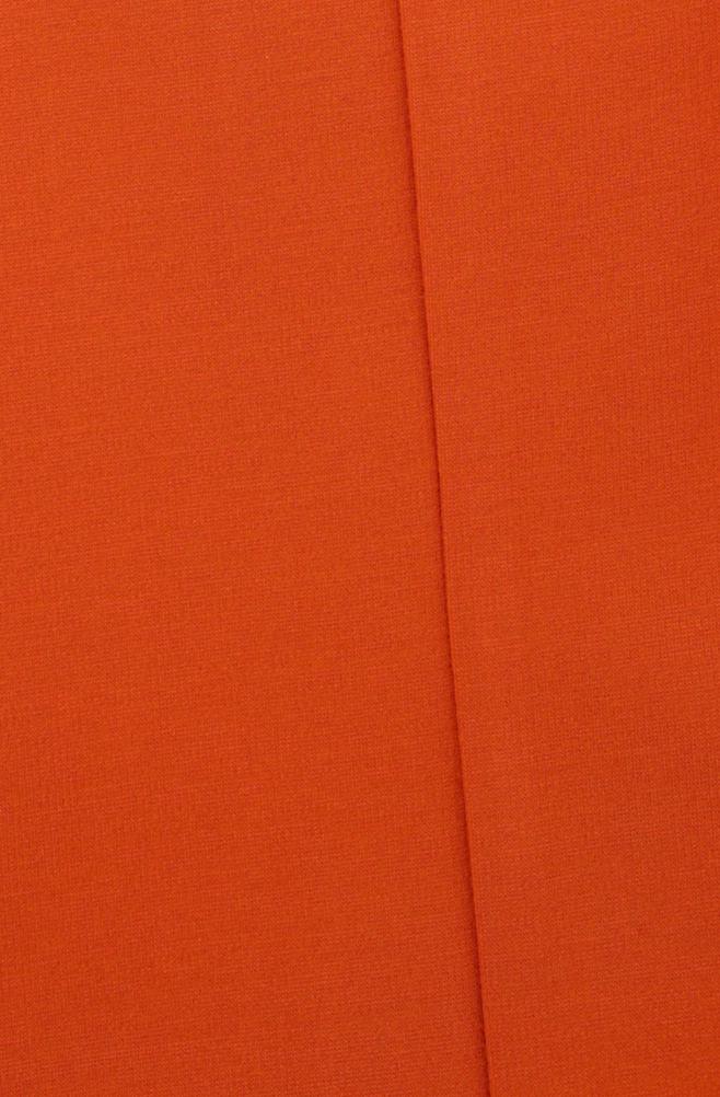 A close up of red fabric.